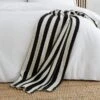 Style Sisters Knitted Stripe Throw -Bedding Store 30877089