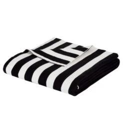 Style Sisters Knitted Stripe Throw -Bedding Store 30877089 alt03