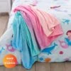 Catherine Lansfield Mermaid Cosy Fleece Blanket -Bedding Store 30880245