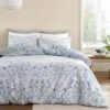 Bianca Hedgerow Hopper 200 Thread Count Cotton Blue Duvet Cover And Pillowcase Set