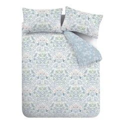 Bianca Hedgerow Hopper 200 Thread Count Cotton Blue Duvet Cover And Pillowcase Set -Bedding Store 30892622 alt04