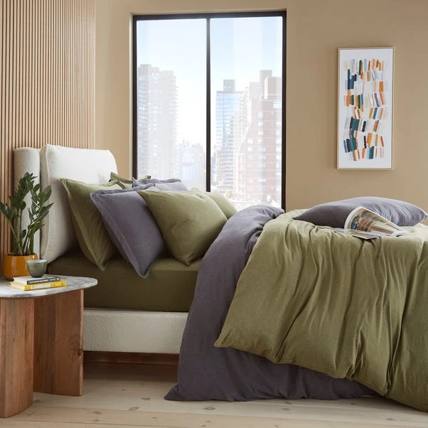 Elements Cotton Jersey Plain Fitted Sheet 4 Elements Cotton Jersey Plain Fitted Sheet - Image 2