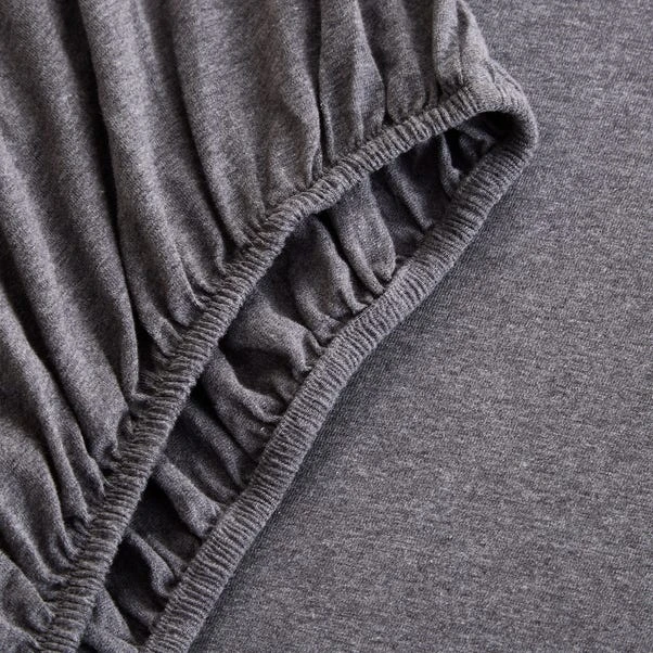 Elements Cotton Jersey Plain Fitted Sheet 6 Elements Cotton Jersey Plain Fitted Sheet - Image 4