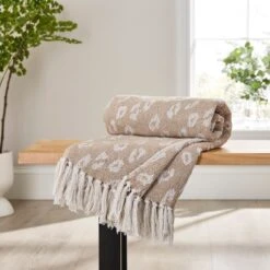 Leopard Print Throw 130x180cm