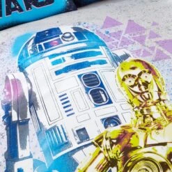 Star Wars R2D2 And C3PO Duvet Cover And Pillowcase Set 36 Star Wars R2D2 And C3PO Duvet Cover And Pillowcase Set -Bedding Store 30898171 alt04