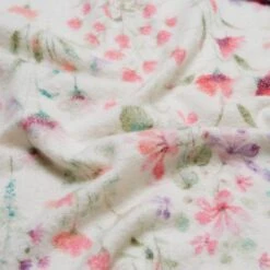 Watercoloured Floral Throw 130cm X 180cm -Bedding Store 30898349 alt03
