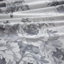 Cassidy Rose Silver Duvet Cover And Pillowcase Set -Bedding Store 30901634 alt04