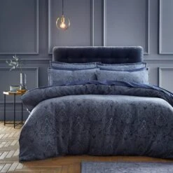 Haven Paisley Chenille Duvet Cover And Pillowcase Set 37 Haven Paisley Chenille Duvet Cover And Pillowcase Set -Bedding Store 30902331