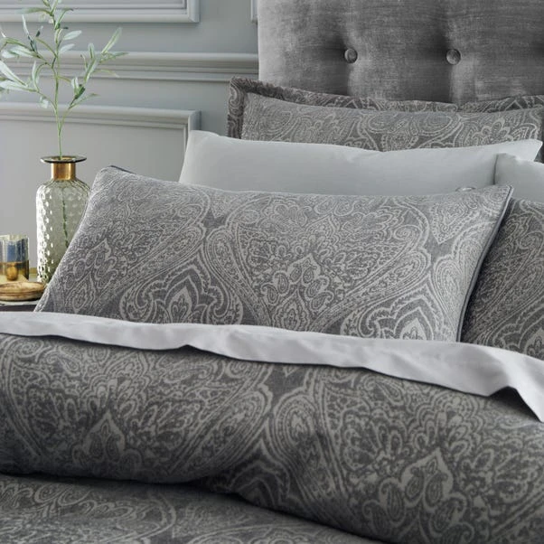 Haven Paisley Chenille Duvet Cover And Pillowcase Set 10 Haven Paisley Chenille Duvet Cover And Pillowcase Set - Image 8