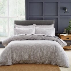 Kehlani Birds Jacquard Duvet Cover And Pillowcase Set -Bedding Store 30902598