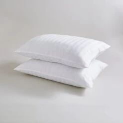 Hotel Pack Of 2 Luxury Cotton Anti Allergy Back Sleeper Pillows -Bedding Store 30905712 alt04