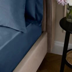 Dorma Egyptian Cotton Sateen 1000 Thread Count Fitted Sheet -Bedding Store 30906442 alt02