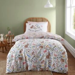 RHS Garden Animals Multicoloured Reversible Duvet Cover And Pillowcase Set -Bedding Store 30913676