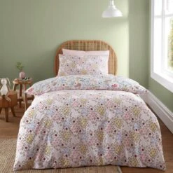 RHS Garden Animals Multicoloured Reversible Duvet Cover And Pillowcase Set -Bedding Store 30913676 alt01