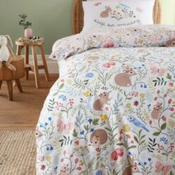 RHS Garden Animals Multicoloured Reversible Duvet Cover And Pillowcase Set -Bedding Store 30913679 alt03