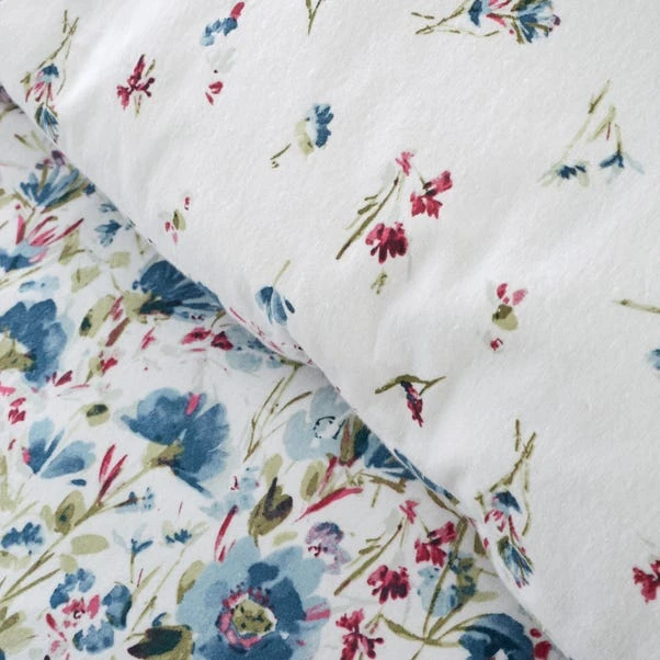 Bianca Ophelia Floral Brushed Cotton Duvet Cover And Pillowcase Set 16 Bianca Ophelia Floral Brushed Cotton Duvet Cover And Pillowcase Set - Image 14