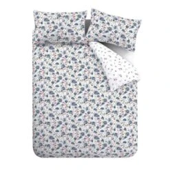 Bianca Ophelia Floral Brushed Cotton Duvet Cover And Pillowcase Set 26 Bianca Ophelia Floral Brushed Cotton Duvet Cover And Pillowcase Set -Bedding Store 30925152 alt05