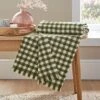 Portloe Gingham Throw 130cm X 180cm -Bedding Store 30927450
