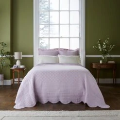 Dorma Soft Scalloped Bedspread -Bedding Store 30927697 alt02
