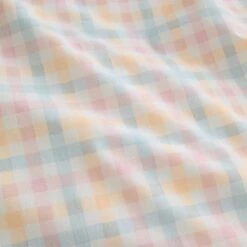 Mila Gingham 100% Cotton Duvet Cover And Pillowcase Set -Bedding Store 30928333 alt04