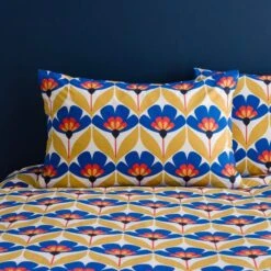 Tallie Retro Cotton Duvet Cover & Pillowcase Set -Bedding Store 30928512 alt01