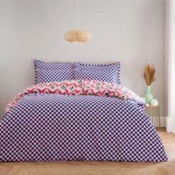 Tallie Retro Cotton Duvet Cover & Pillowcase Set -Bedding Store 30928538 alt02