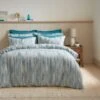 Oceana Jaquard 100% Cotton Duvet Cover And Pillowcase Set