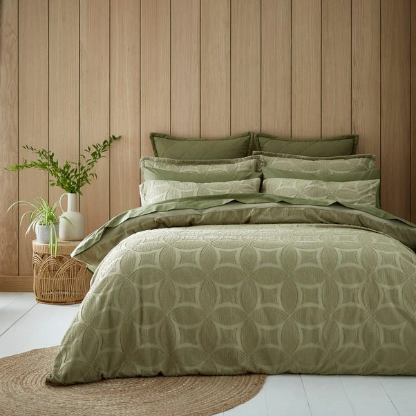 Alda Textured Duvet Cover And Pillowcase Set 9 Alda Textured Duvet Cover And Pillowcase Set - Image 7