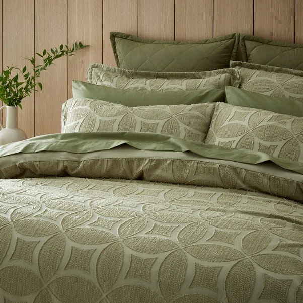 Alda Textured Duvet Cover And Pillowcase Set 11 Alda Textured Duvet Cover And Pillowcase Set - Image 9
