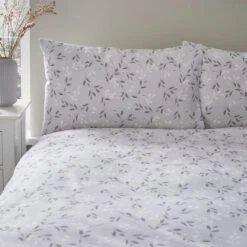Moonlight Floral 144 Thread Count Reversible Duvet Cover & Pillowcase Set 25 Moonlight Floral 144 Thread Count Reversible Duvet Cover & Pillowcase Set -Bedding Store 30929325 alt03