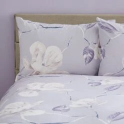 Lois Floral 144 Thread Count Reversible Duvet Cover & Pillowcase Set -Bedding Store 30929337 alt03