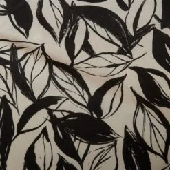 Sketched Leaf 144 Thread Count Reversible Cotton Duvet Cover & Pillowcase Set -Bedding Store 30929361 alt05