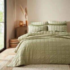 Evana Stitch Bedspread -Bedding Store 30929945