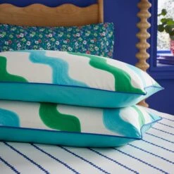 Sophie Robinson Hazy Wave 100% Cotton Duvet Cover & Pillowcase Set -Bedding Store 30930256 alt05