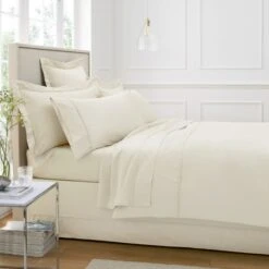 Dorma Luxurious & Silky 500 Thread Count Cotton Sateen Flat Sheet -Bedding Store 30931009 alt02