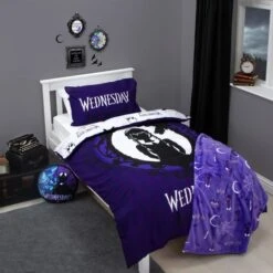 Wednesday Destined Single Duvet Cover And Pillowcase Set -Bedding Store 30931053 alt07