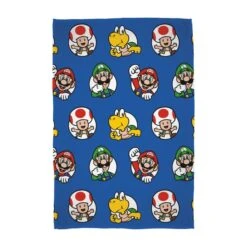Super Mario Circles Fleece Blanket -Bedding Store 30931062 alt04