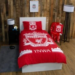 Liverpool Tone Single Duvet Cover And Pillowcase Set