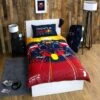 Red Bull Speed Single Duvet Cover And Pillowcase Set -Bedding Store 30931092