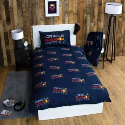 Red Bull Speed Single Duvet Cover And Pillowcase Set -Bedding Store 30931092 alt02