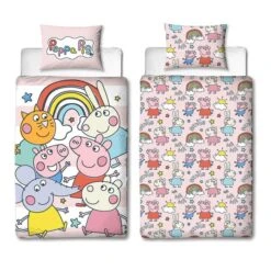 Peppa Pig Playful Duvet Cover And Pillowcase Set 14 Peppa Pig Playful Duvet Cover And Pillowcase Set -Bedding Store 30931111 alt06