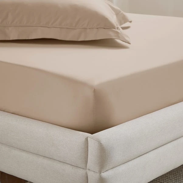 Dorma Crisp & Fresh 400 Thread Count Egyptian Cotton Percale Fitted Sheet 16 Dorma Crisp & Fresh 400 Thread Count Egyptian Cotton Percale Fitted Sheet - Image 14