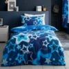 Catherine Lansfield Blue Ombre Stars Duvet Cover And Pillowcase Set -Bedding Store 30931966