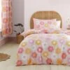 Catherine Lansfield Retro Daisy Duvet Cover And Pillowcase Set -Bedding Store 30932013