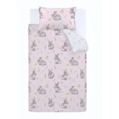 Catherine Lansfield Bunny Tails Ditsy Flowers Duvet Cover And Pillowcase Set -Bedding Store 30932023 alt06