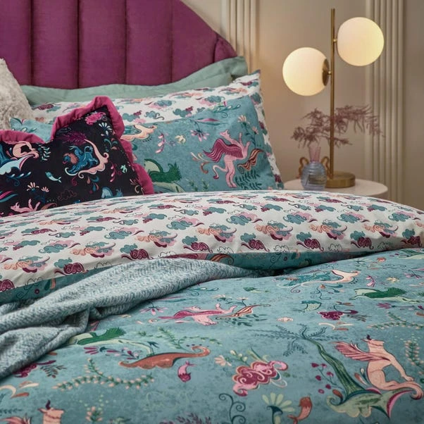 Furn Athena Reversible Duvet Cover And Pillowcase Set 13 Furn Athena Reversible Duvet Cover And Pillowcase Set - Image 11