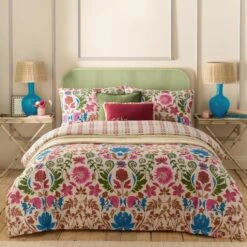 Furn Curious Lotus Reversible Duvet Cover And Pillowcase Set 23 Furn Curious Lotus Reversible Duvet Cover And Pillowcase Set -Bedding Store 30933066