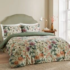 Wylder Nature Wallflower Reversible Duvet Cover And Pillowcase Set -Bedding Store 30933072