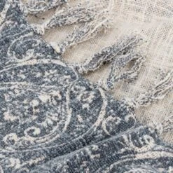 Durelle Tassel Edge Throw -Bedding Store 30933333 alt03