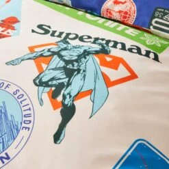 Superman Reversible Duvet Cover And Pillowcase Set 36 Superman Reversible Duvet Cover And Pillowcase Set -Bedding Store 30937724 alt04